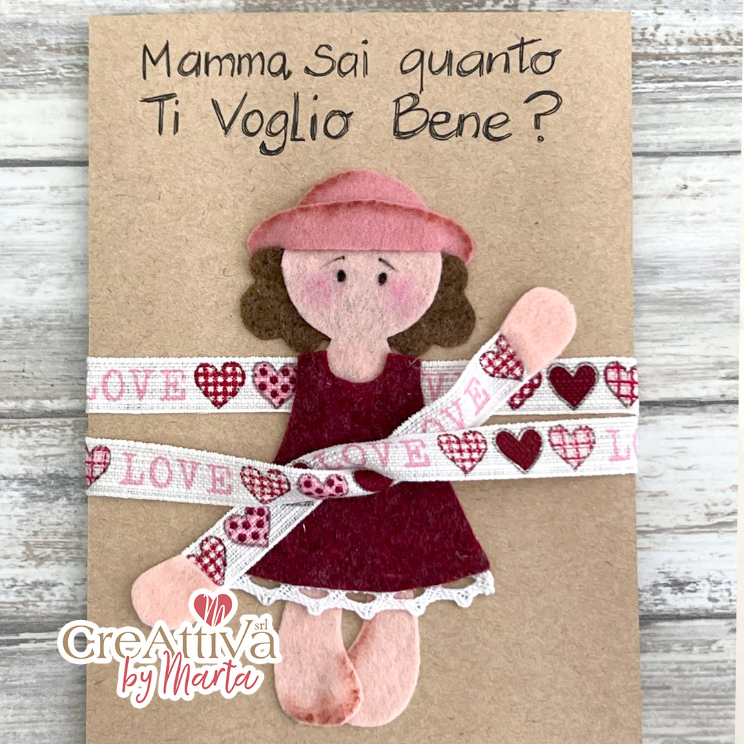 kit biglietto ti voglio bene mamma crkit51400